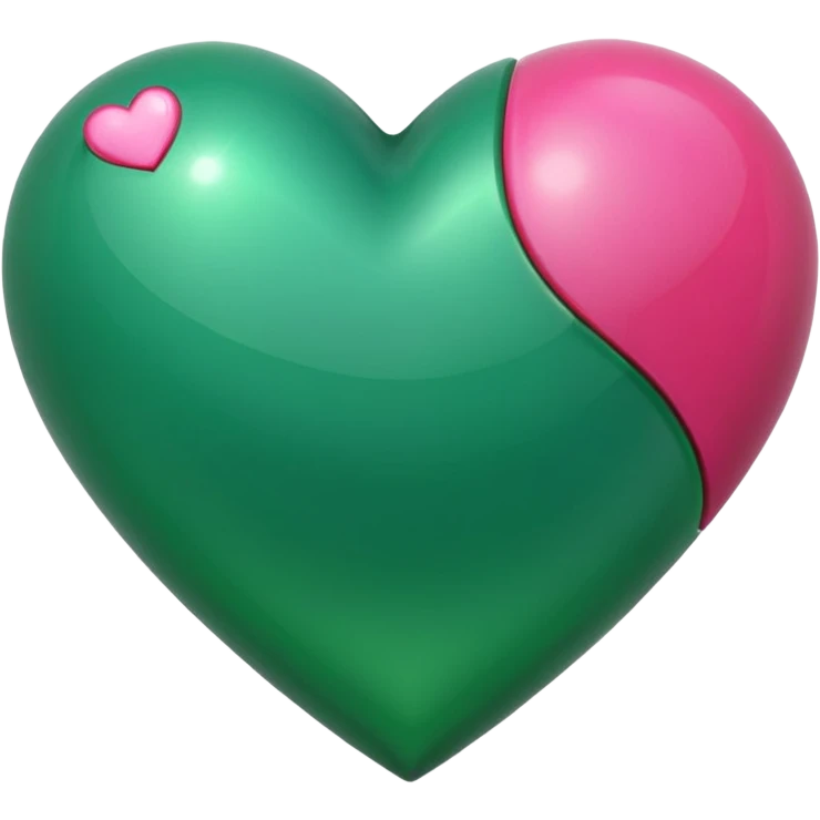 hopoee and green heart emoji