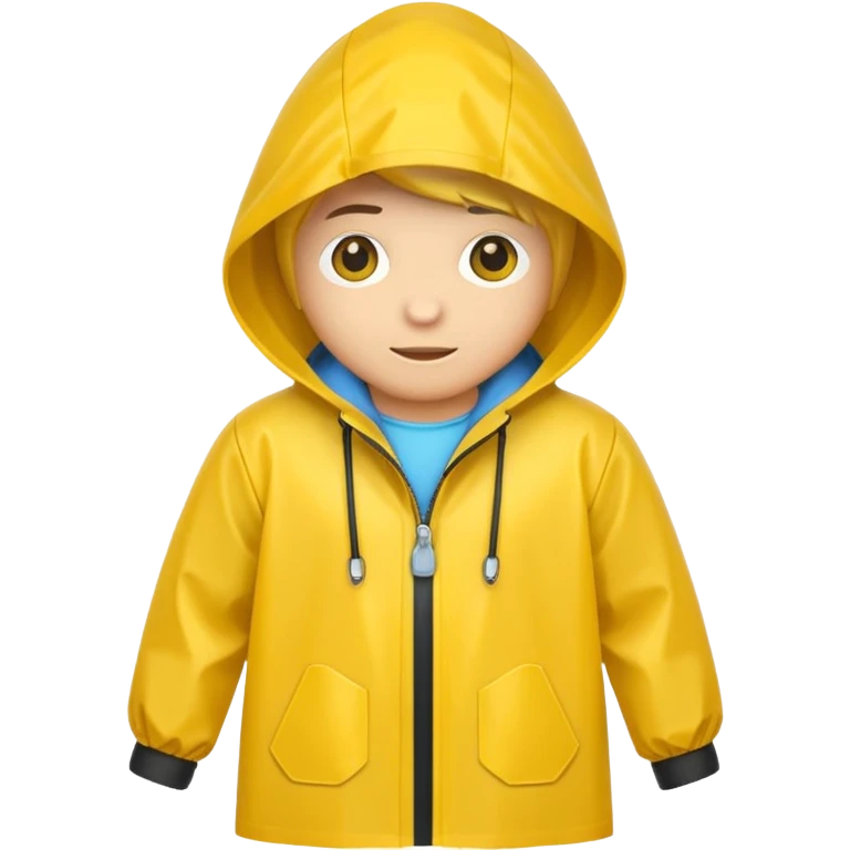 yellow raincoar emoji