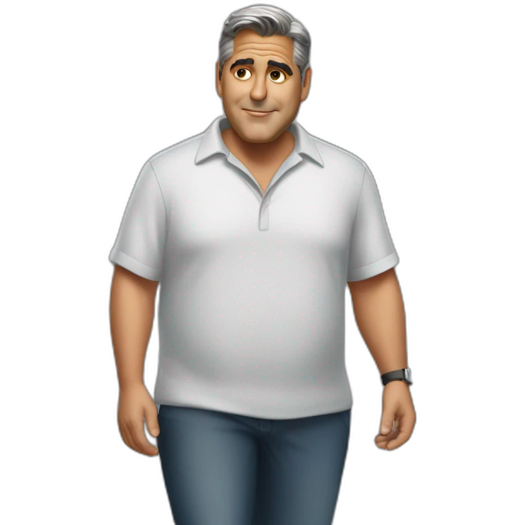 fat fat fat george clooney emoji