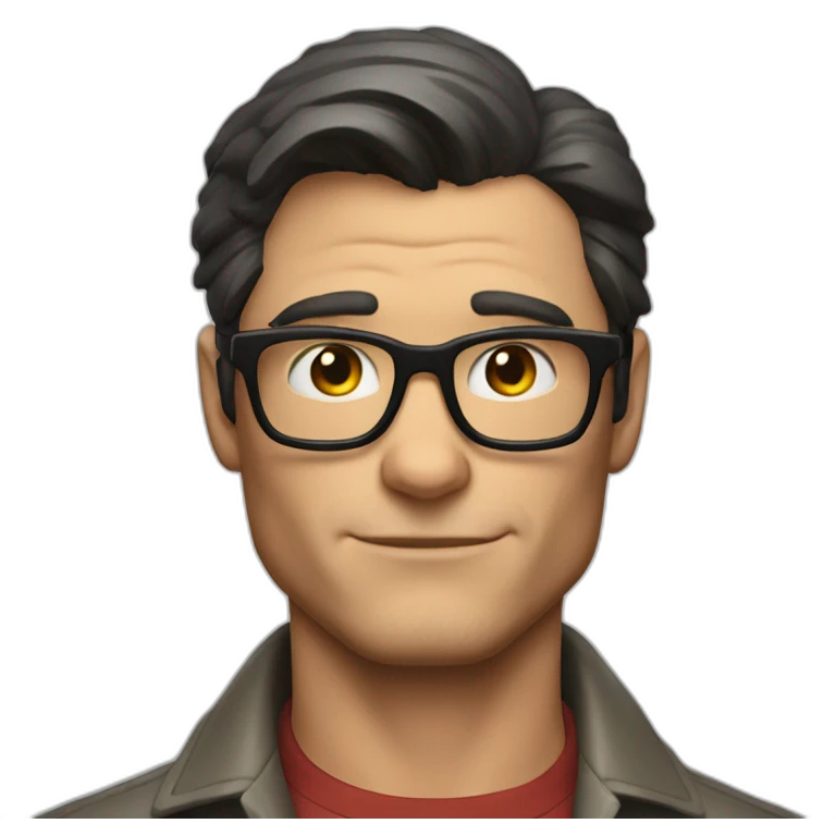 clark kent no glasses emoji
