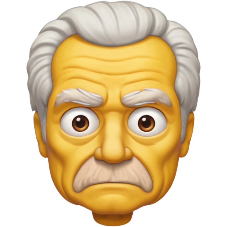 Abe Simpson from The Simpsons emoji