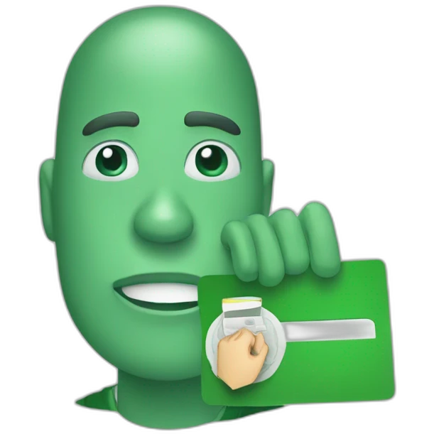 green card person emoji