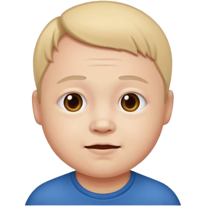 Trisomique et de couleur mate de peau emoji