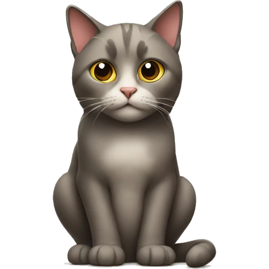 Cat thinking emoji
