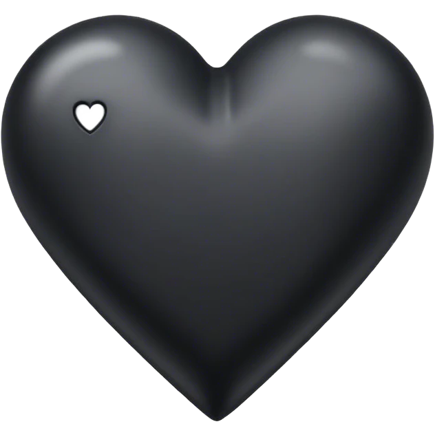 Black heart emoji