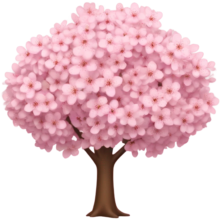pink cherry blossom tree emoji