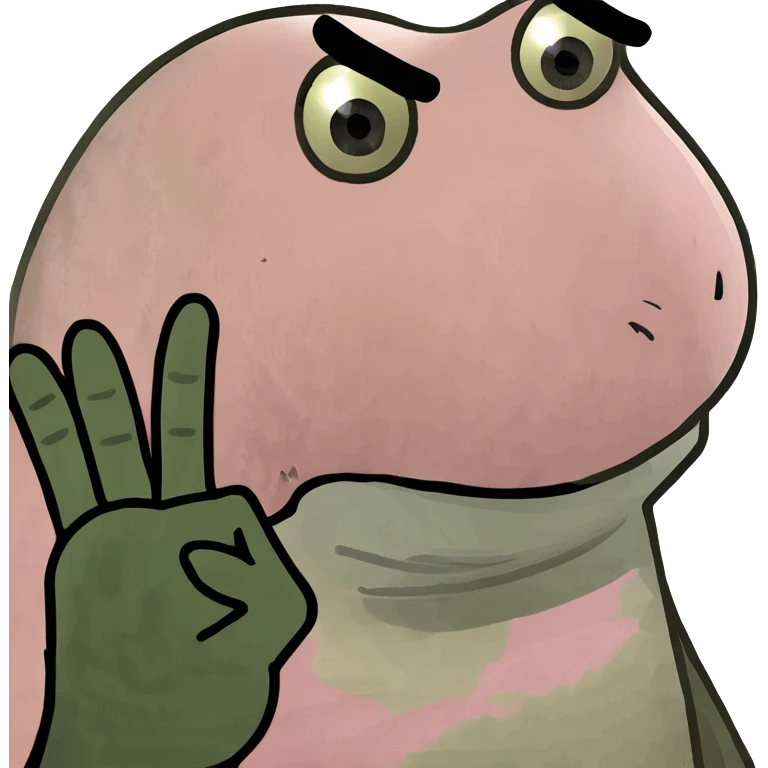 pink middle finger emoji