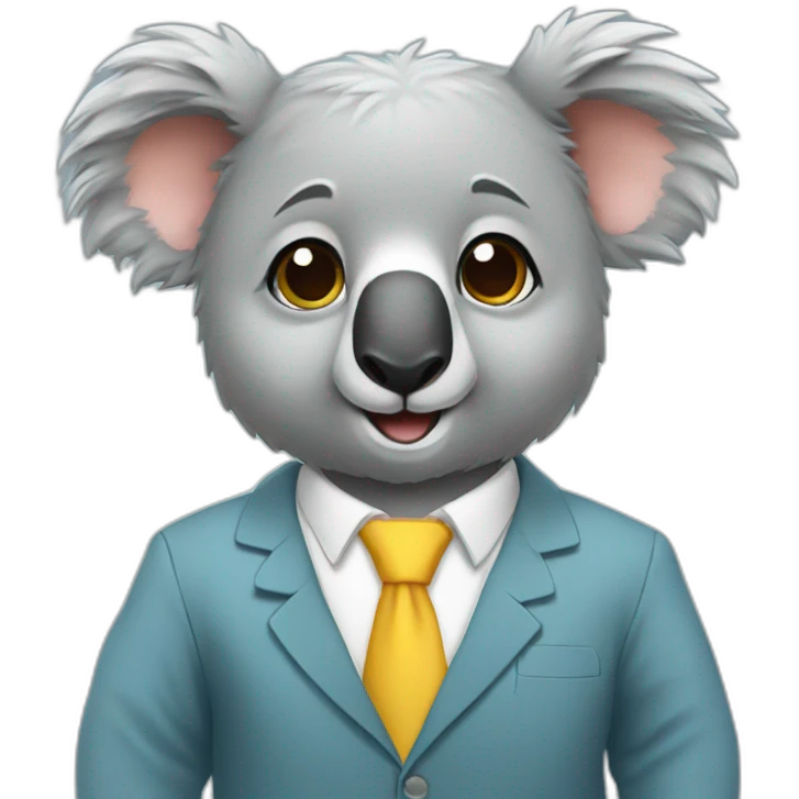koala teacher emoji