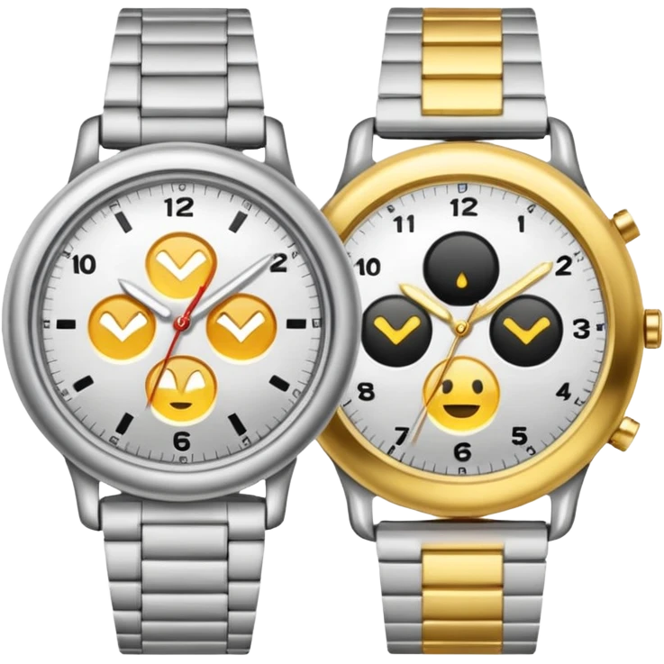 2 watches emoji