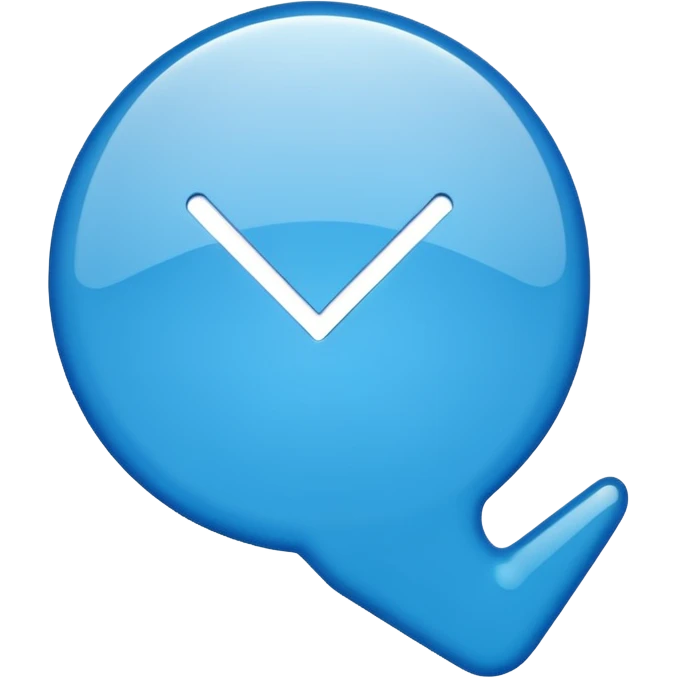 Blue virified mark tick emoji