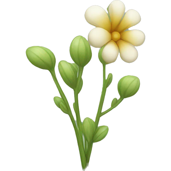 drumstick flower plant emoji