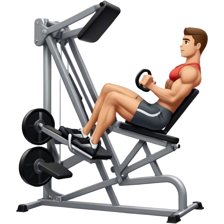 how to use a leg press machine emoji
