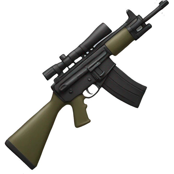 military rife emoji