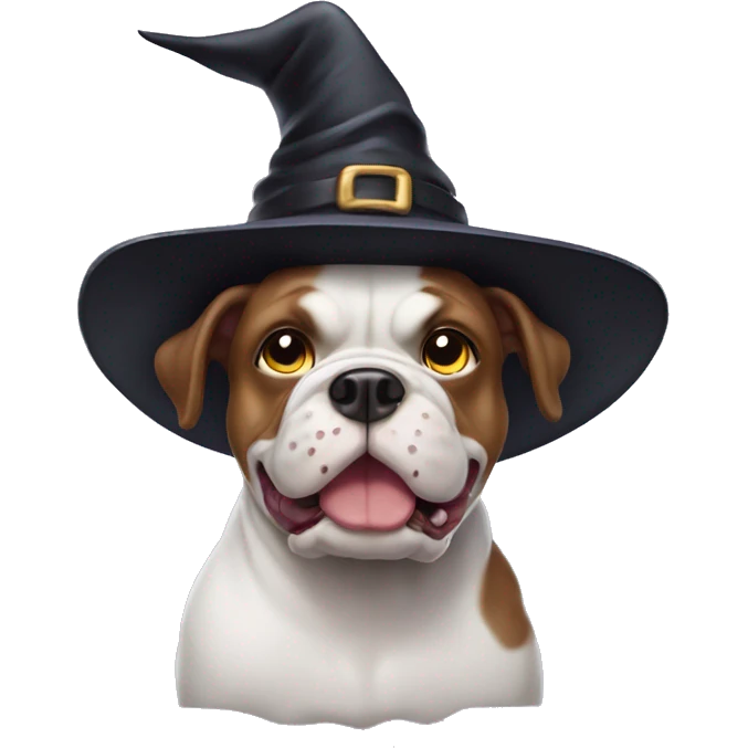 witch bull dog emoji