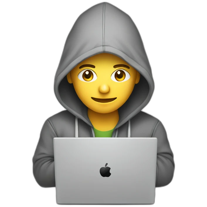 software-engineer-man-hoodie-laptop emoji
