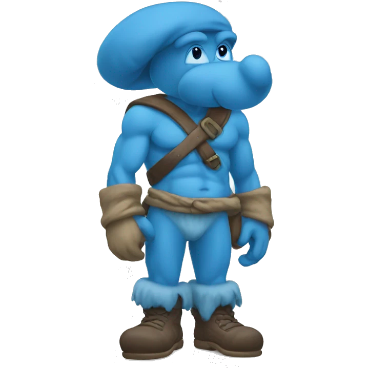 blue smurf emoji