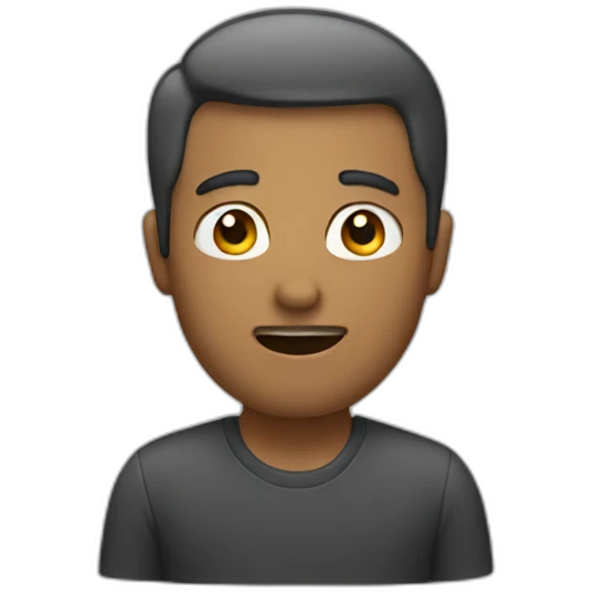 man speaking emoji