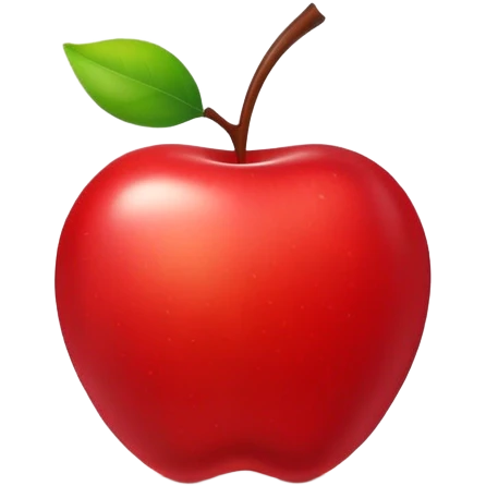 red apple emoji