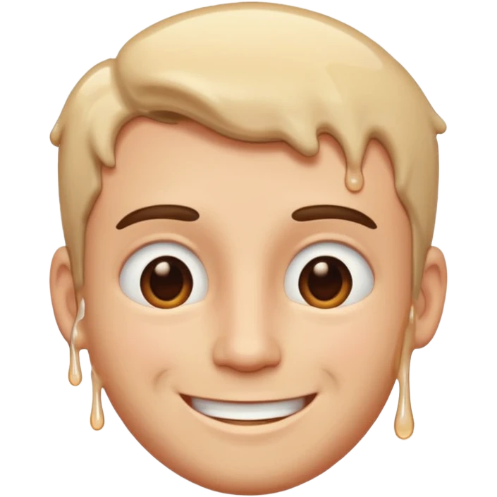 Guy Melting in love emoji