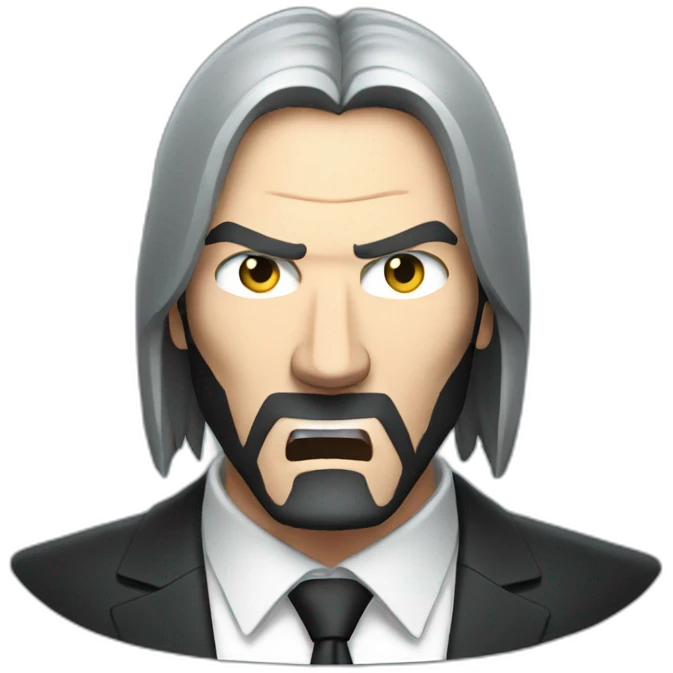 Angry John Wick emoji