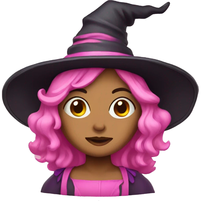pink witch emoji