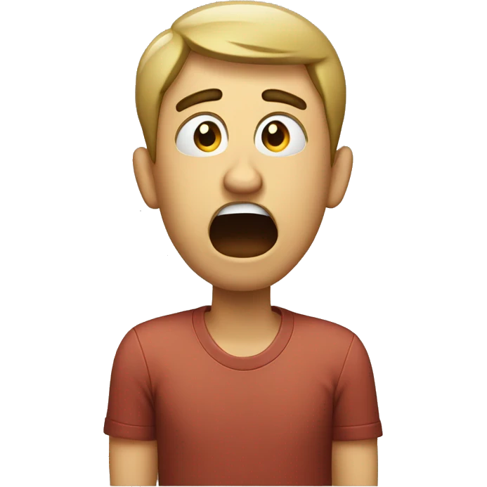 Shocked Man hold his head  emoji