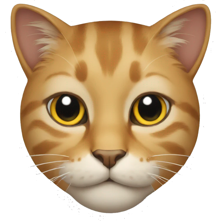 Cat in king head emoji