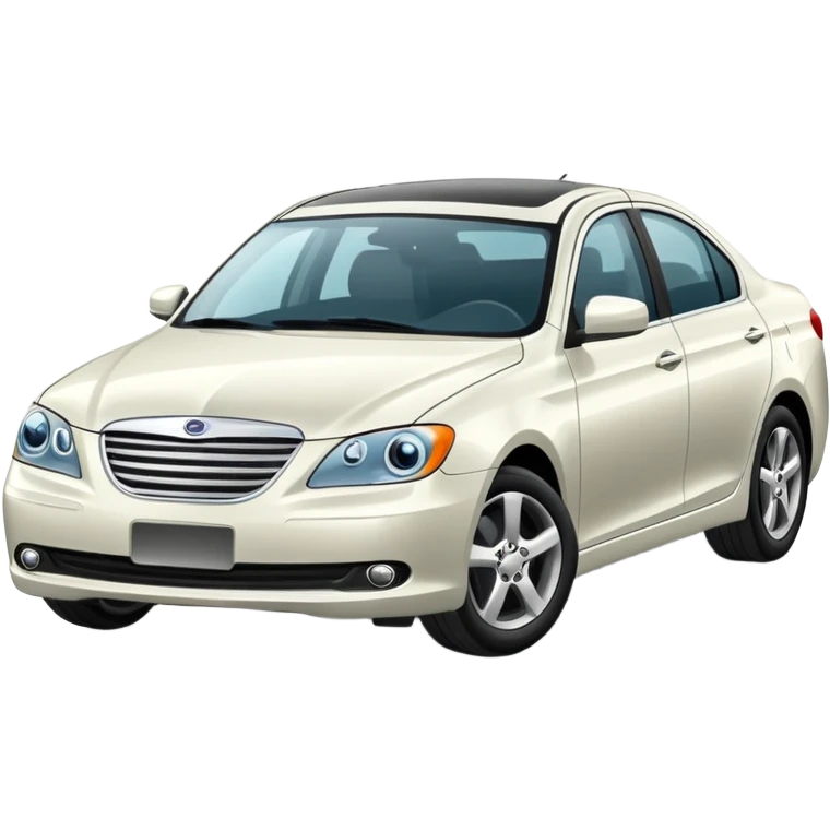Modern sedan car emoji