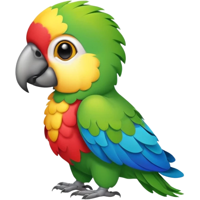 baby parrot emoji
