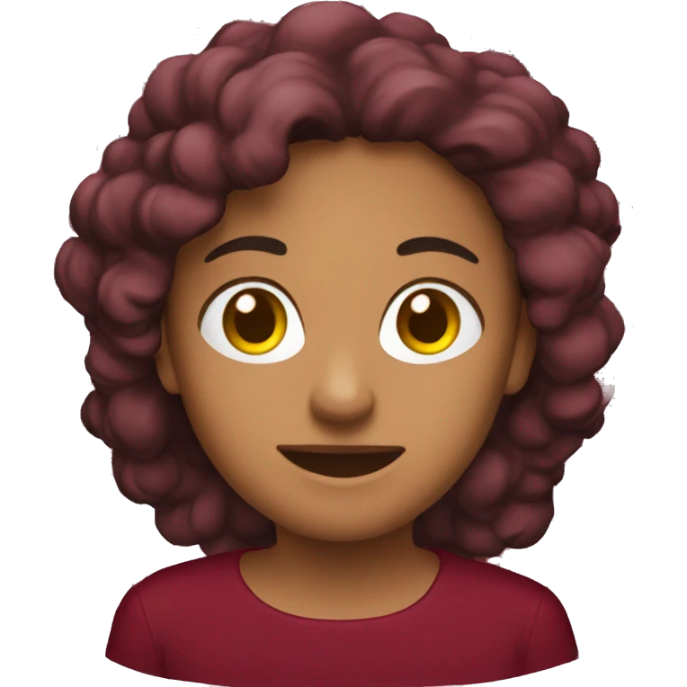 Burgundy christmas emoji