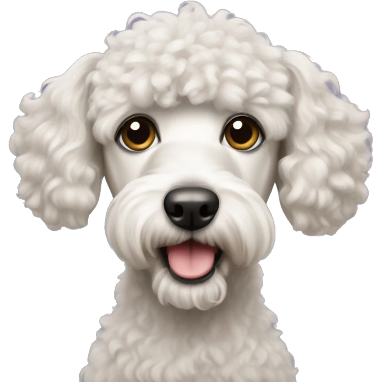 poodle terrier mix dog emoji