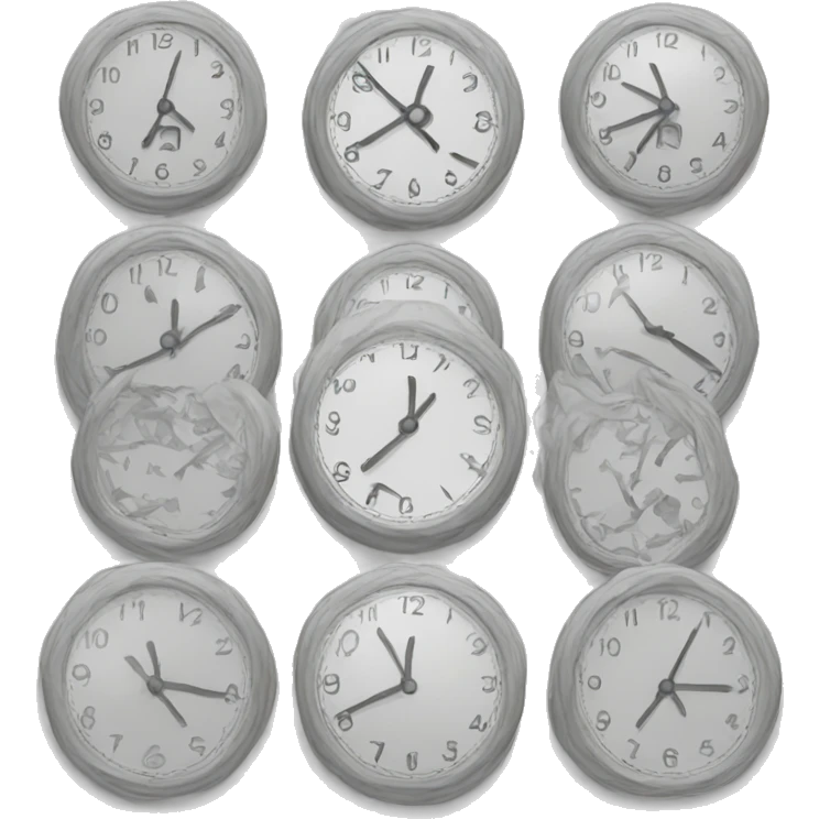clock study  emoji
