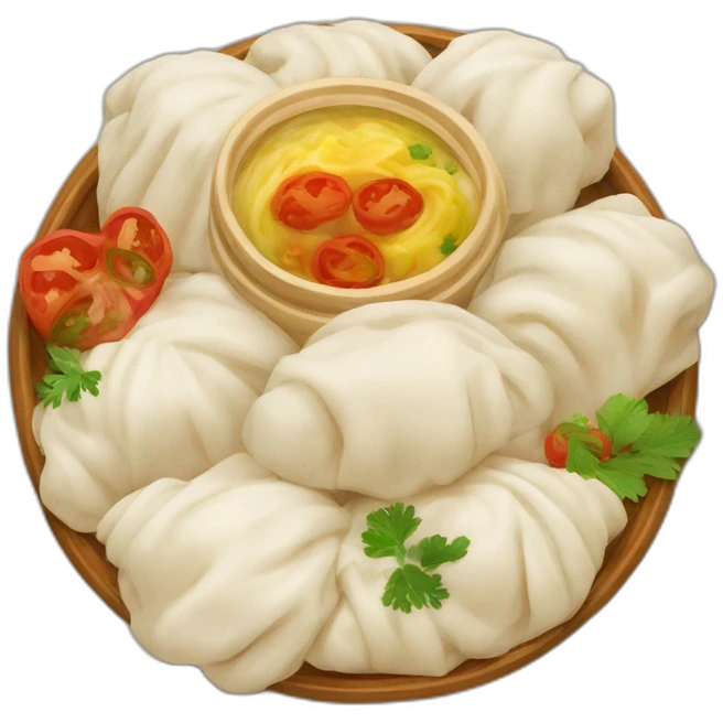 Georgian cuisine khinkali emoji