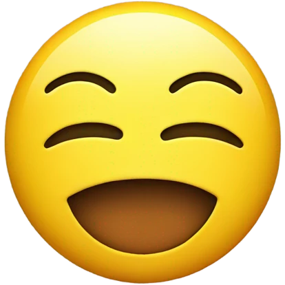 Round yellow face side eyeing emoji