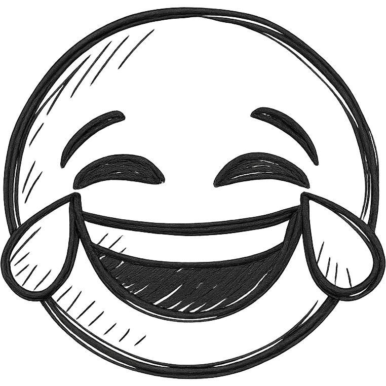 A laughing emoji emoji