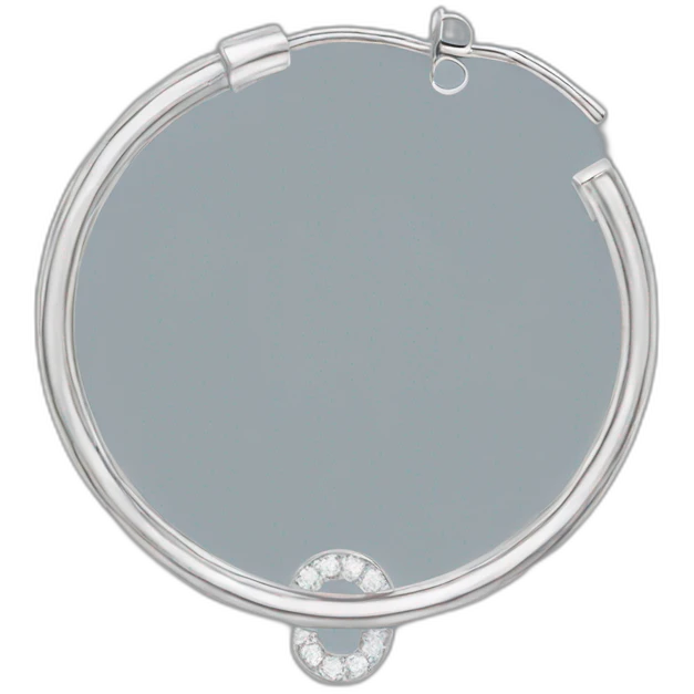 silver hoop earring emoji