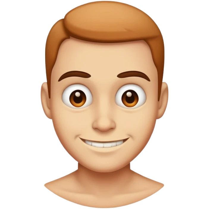 creepy smirk emoji