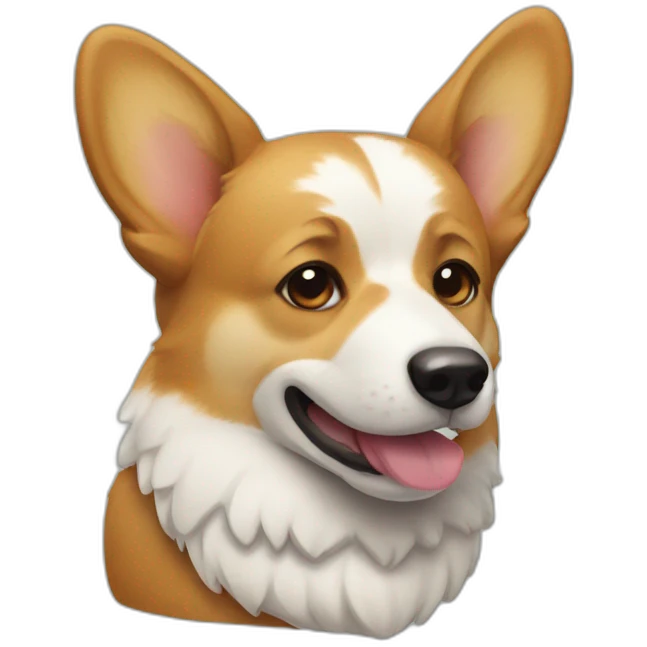 sick corgi emoji
