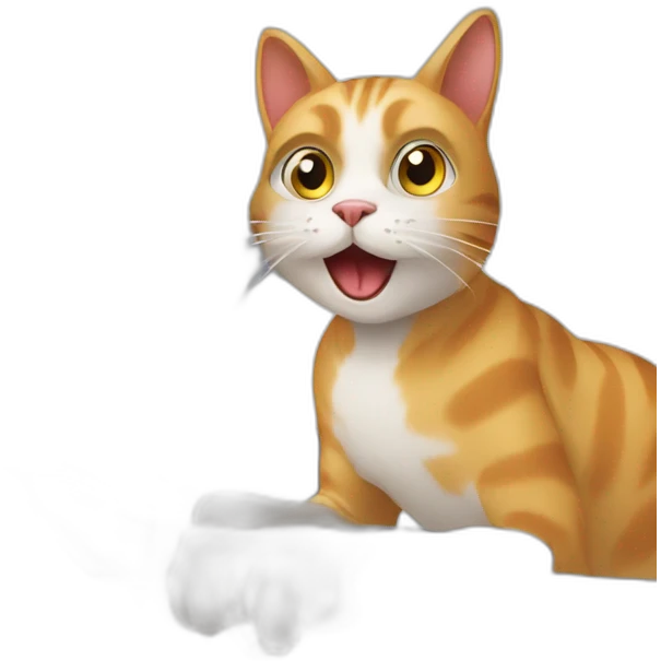 cat on treadmill emoji