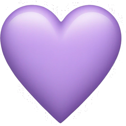 pastel purple heart emoji