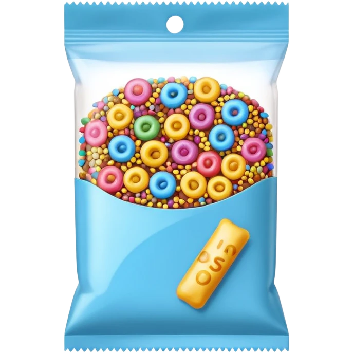 sprinkles in a packet emoji