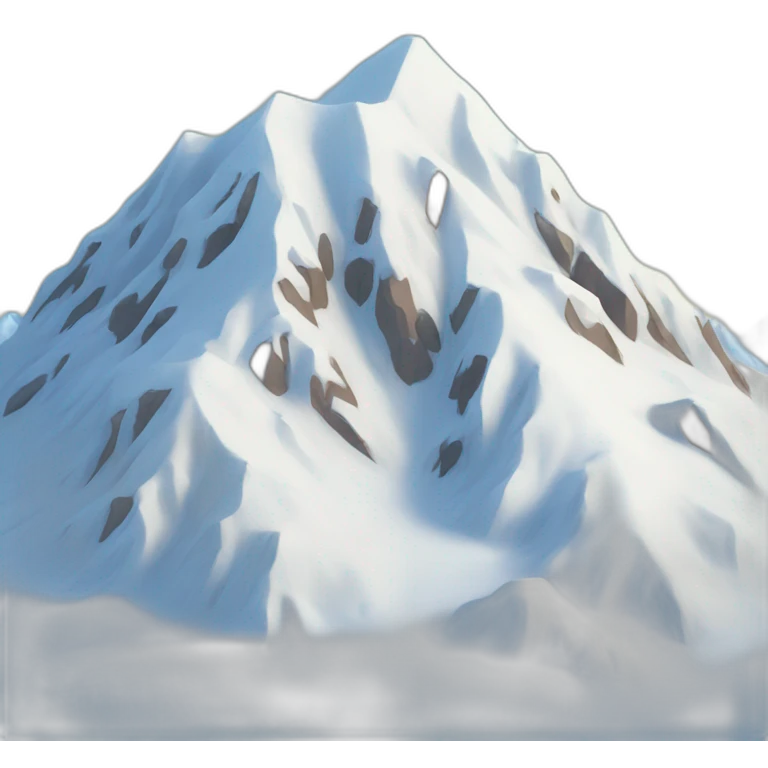 snow mountain emoji