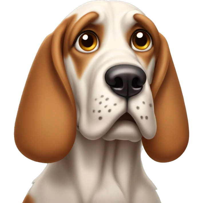 Droopy hound dog emoji