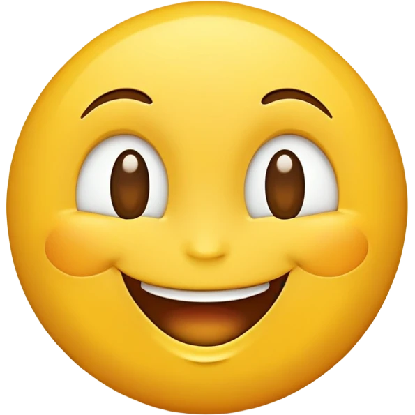 Happy face emoji
