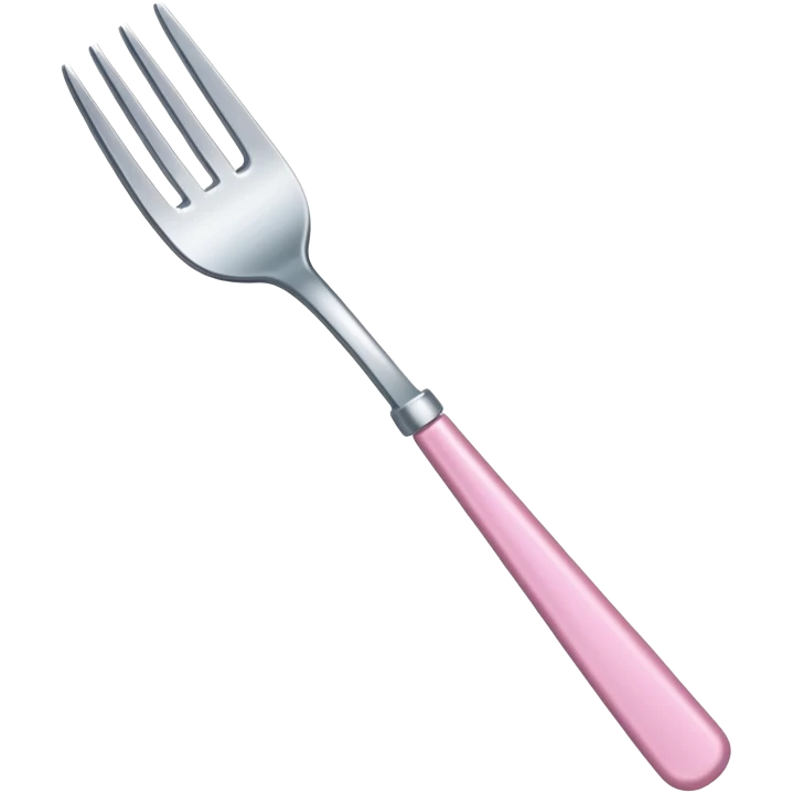 babypink fork emoji