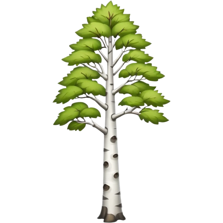 birch tree emoji