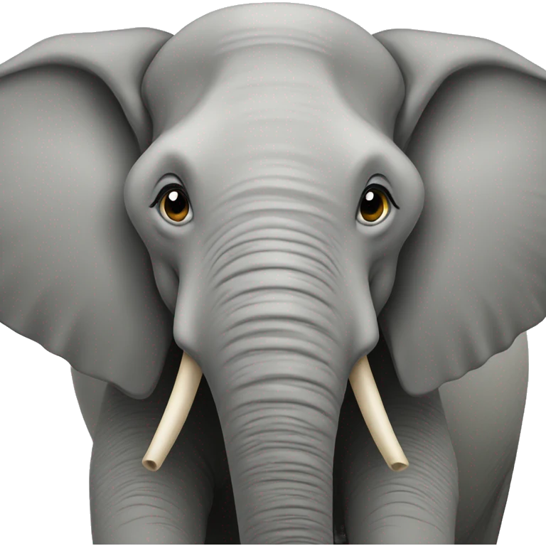 elephants behind emoji