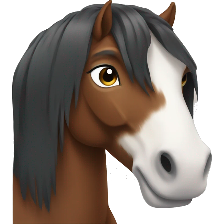 Clydesdale horse emoji
