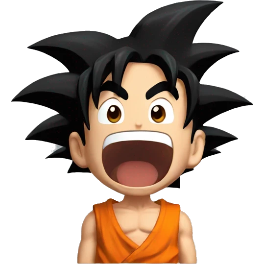 goku shocked  emoji