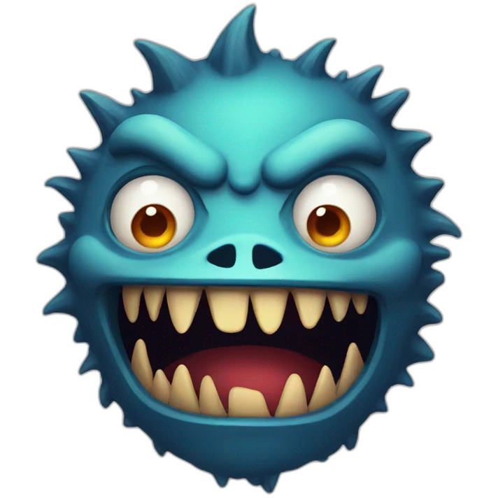 scary monster emoji